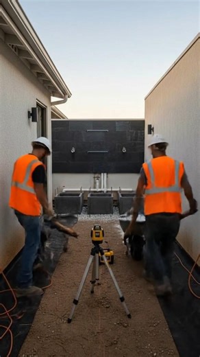 Modern Zen Backyard Waterfall 🌿💧