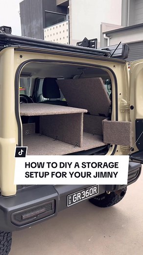 DIY Suzuki Jimny Storage System: Removable & Easy!