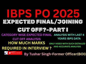 |IBPS PO 2025 FINAL CUT-OFF ANALYSIS| All Categories covered! #ibpspo2025 #ibpscutoff #ibpspo
