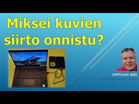 Tavallisin syy, miksi valokuvien siirto kännykästä tietokoneelle epäonnistuu