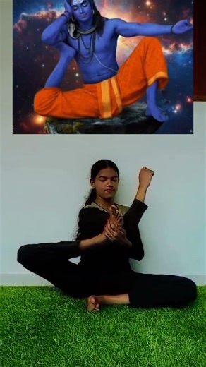 yogidandasana pose✨ trying trending yoga pose #yoga #yogapose #ytshorts #shorts