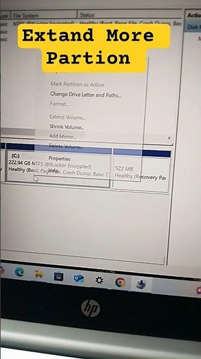 How to Extand D Drive in Windows 10#macnitesh#keyboardtricks#2025short#macnitesh