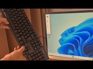 Volume control uses the keyboard