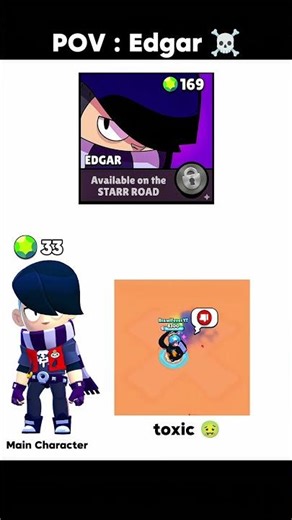 POV: Edgar 💀 | 169 Gems Breakdown | Brawl Stars Meme