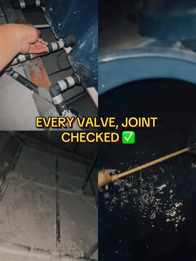 Every valve, joint, connection checked ✅. for booking and inquiry can direct contact no link at bio ✅9 years  Engineer role (active) ✅ BEM Engineer registered ✅ QLASSIC Certified Lvl 1,2,3 ✅ MBOT Grad Engineer registered ✅ NTSP, CIBD #DefectInspection #pemeriksaanrumahbaru #RumahBaruSabah #sabahhomedefectinspection #HomeDefectCheck
