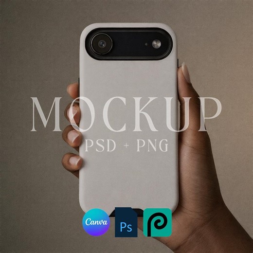 Phone Case Mockups, Prinitfy Tough Case Mock Up, Canva Drag and Drop Device Mockup, PSD iPhone Case Mock up Bundle, Instant Download - Etsy