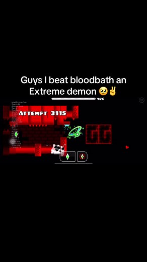 Conquering Bloodbath: My Extreme Demon Victory