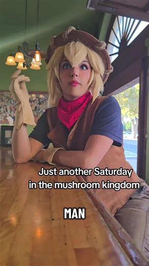 Fake everything! Gotta save yourself at some point #peachcosplay #comedy #cosplay #princesspeach #supermario