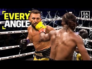 Every Angle of KSI's knockout of Joe Fournier