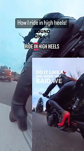 So you wanna ride in heels? 👠 Here are my tips for riding a motorcycle in high heels! #bikergirl #justagirl #motorcycles #bikelife | Belle Rides
