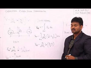 Capacitance of Single phase transmission line