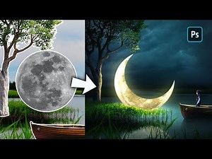 The Lost Moon | Photoshop Manipulation Tutorial