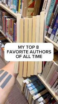My top 8 favorite authors ✍️ #booktok #books #booktube