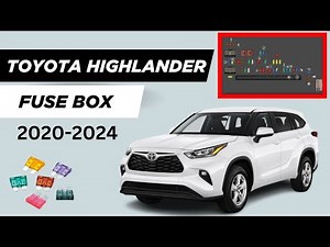 Toyota Highlander (2020-2024) Fuse Box Diagram & Locations