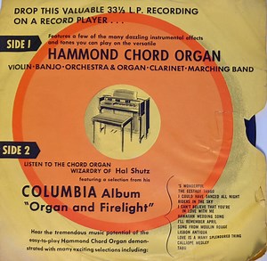 Hal Shutz - The Hammond Chord Organ