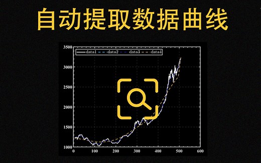 【自动化】一键自动提取实验曲线数据，告别GetDat