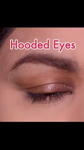 Hooded Eyes hack to lift outer "fold" #reels #hoodedeyes #hack #hoodedeyelids #hoodedeyeliner #hoodedeyesmakeuptips | Smitha Deepak