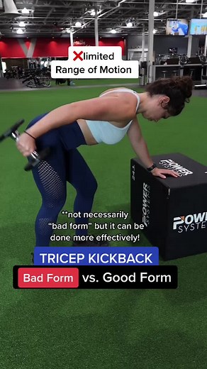 Get the MOST out of your kickbacks! #tricep #tricepkickback #tricepworkout #formcheck #formcorrection #foryoupage