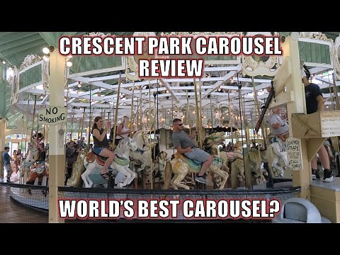 Crescent Park Carousel Review, Rhode Island Brass Ring Carousel | World's Best Carousel?