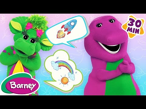 Barney's World of Imagination | Creativity Lessons | Full Episodes | Barney the Dinosaur