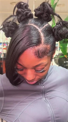 4 Bantu Twist Knots with a Side Bang Tutorial
