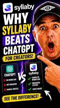 🔥 Why Syllaby Is Better Than ChatGPT For Content Creators