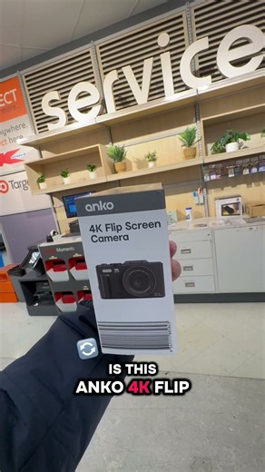 Best BUDGET “4K Flip” Vlogging Camera 📸 by Anko #camera #shortsvideo #shortsfeed #techfinds