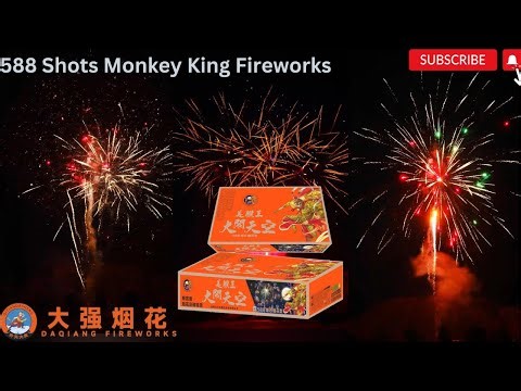 588 Shots Monkey King Fireworks Cake 2023 | 588发 大闹天空