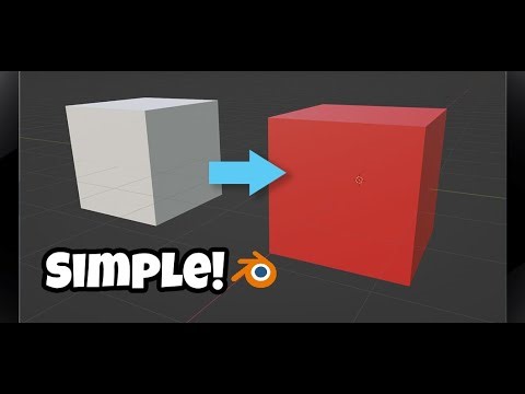 How to COLOR Models in Blender! (Simple!)