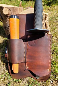 Hand Made Hand Stitched Leather Metal Detecting Digger and Pinpointer Sheath. Made in UK. - Etsy Australia