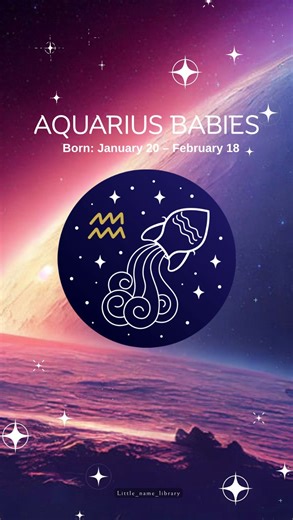Dr Lizzie Wilson~ Expert Naming Consultant on Instagram: "Expecting an Aquarius baby? ♒ Aquarius babies are born with starlight curiosity ♒ Independent, imaginative, quietly magnetic — and deserving of names that feel just as original. This is the second chapter of my year-long Zodiac Baby Name series ✨ Each month, I’ll be sharing the star sign, birthstone, personality vibe, and beautifully matched baby names. Save this if you’re expecting a winter baby — or follow along as we journey through th