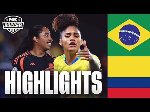 Brazil vs. Colombia 2025 Copa América Femenina Highlights | FOX Soccer