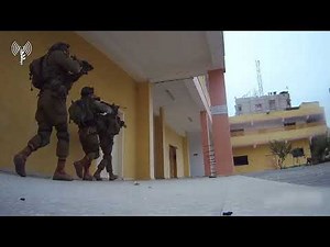 Combat footage of the Maglan commando unit in Khan Yunis' Hamad neighbourhood