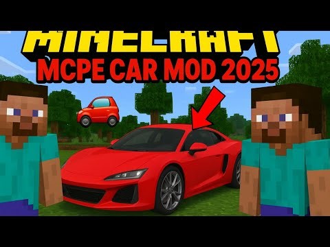 🚗 تحميل مود السيارات في ماين كرافت الجوال مع اخي| Minecraft PE Car Mod 2025