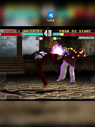#Tekken 3 - Lei Vs. Heihachi #Shorts #Gaming #Viral