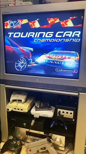 TOCA Touring Car Championship on Playstation 1 #toca #race #ps1 #playstation #shorts