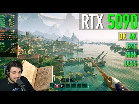 The RTX 5090 in Avowed - 4K & 8K, DLSS 4!