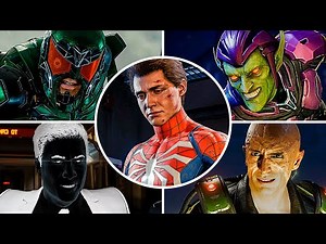 SPIDER-MAN PS4 - All Boss Fights & Ending + DLC's [4K 60FPS] No Commentary