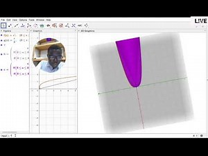 Volume of Revolution Using GeoGebra | Final Disk-Washer Method Tutorial