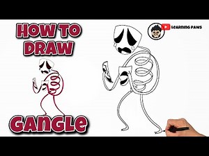 How To Draw Gangle | The Amazing Digital Circus #drawing #gangle #amazingdigitalcircus