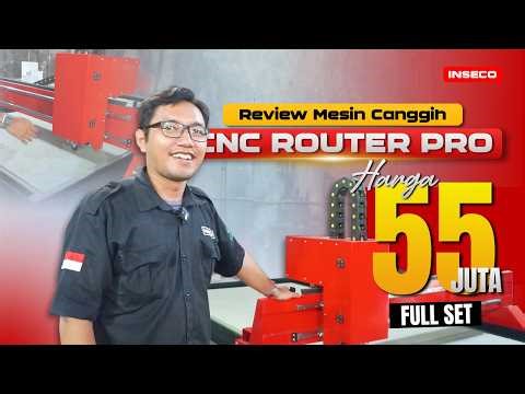Mesin Ukir Kayu Full Power !! Review Mesin CNC Router Inseco 55 juta