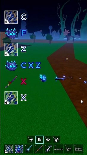 Kitsune Combo That Hits Hard | Blox Fruits #bloxfruits #roblox #bloxfruitscombo