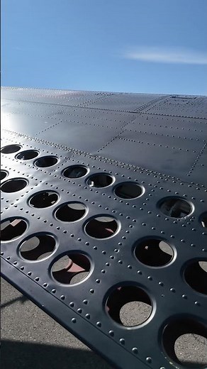 Up close with flaps on the Douglas SBD-5 Dauntless WWII Warbird