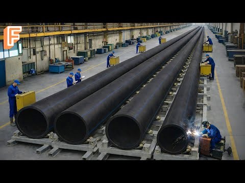 How Millions of HDPE Water Pipes Are Made Inside Massive Processing Factory