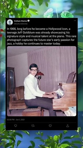 YOUNG JEFF GOLDBLUM 🎹✨ Piano Skills in 1966?! #1966 #JeffGoldblum #VintageVibes #Throwback