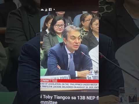 CONG. TOBY TIONGCO REVELATION IN BLUE RIBBON COMMITTEE#FLOOD CONTROL PROJECT CORRUPTION