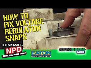 How to repair a damaged voltage regulator snap on printed circuit Episode 398 Autorestomod