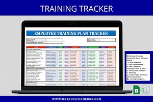 Employee Training Tracker: Excel & Google Sheets Template - Etsy