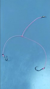 How to Set Up 2 Hooks on a fishing line #fishing #fishingknot #gtknot #angler #fishingtips