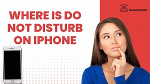 Where is do not disturb on iPhone?
